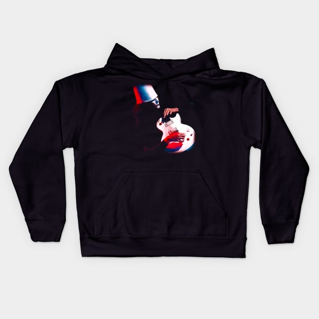 Buckethead Ghost Host Kids Hoodie by Eratas